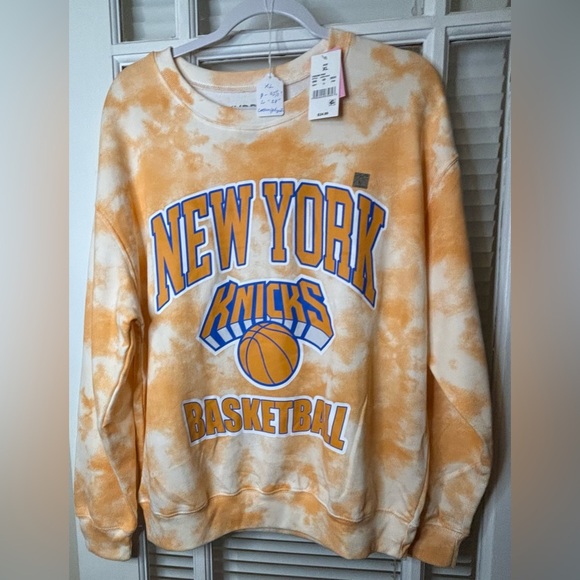 New York Nicks Tie Dye Ladies Sweatshirt-Size XL - Picture 5 of 7